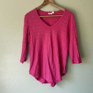 Wilt Pink V-Neck Women's Top